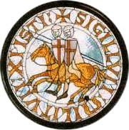 Raffigurazione divenuta emblema dei cavalieri templari