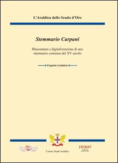 La copertina di "Stemmario Carpani" di Eugenia Gadaleta