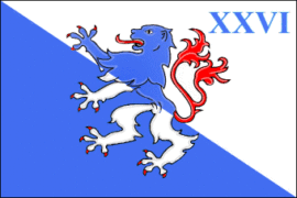 Bandiera del XXVI Convegno Nazionale di Vessillologia